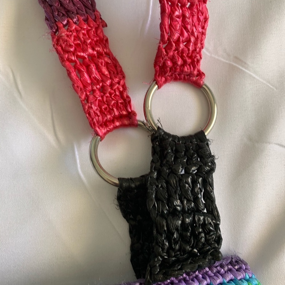 Bohemian Raffia Purse - Picture 4 of 6